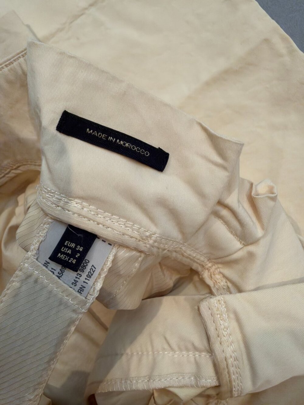 Massimo Dutti Paperbag Waist Trouser Pants - Picture 3 of 3